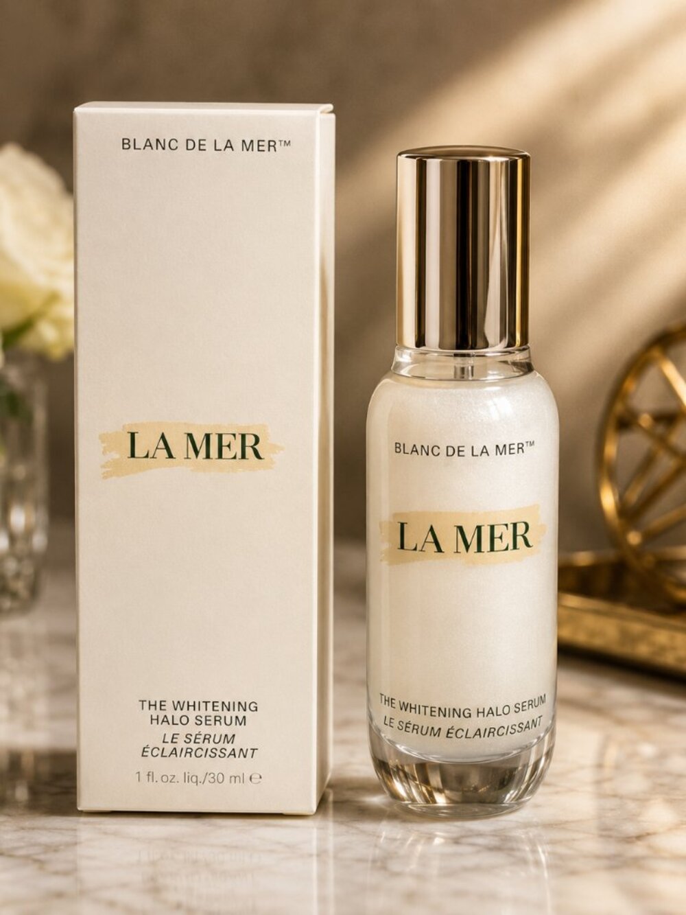 LA MER Blanc De La Mer The Whitening Halo Serum 1oz / 30ml NEW - Picture 1 of 2